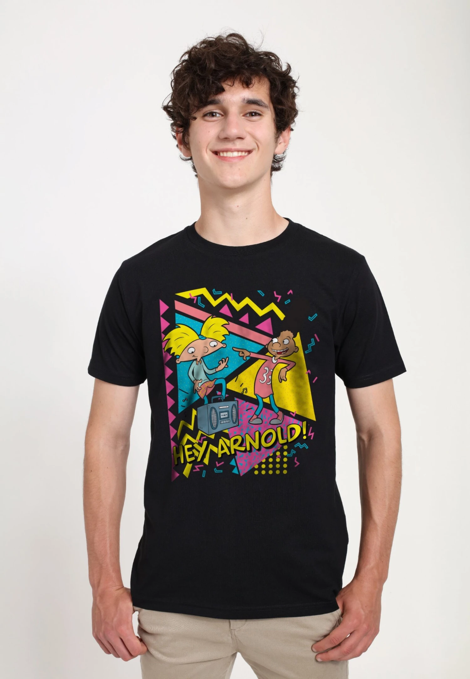 Henry Tiger Hey Arnold Hey Arn - T-Shirt Print - Black 1 Henry Tiger Hey Arnold Hey Arn - T-Shirt Print - Black