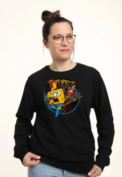 Henry Tiger Spongebob Squarepants Band Practice - Sweater - Black -Henry Tiger 013898cee2f045a09d860e8bf0f5b6e3