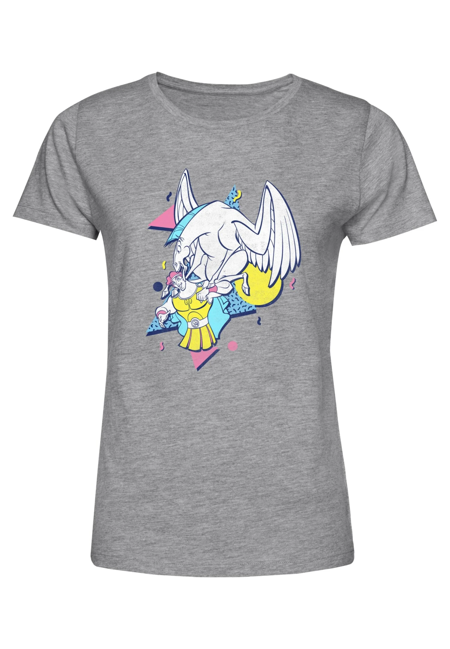 Henry Tiger Hercules Herc 90S Vibe - T-Shirt Print - Heather Grey 5 Henry Tiger Hercules Herc 90S Vibe - T-Shirt Print - Heather Grey - Image 5