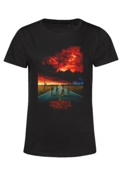 Henry Tiger Stranger Things Demogorgon Cloud Poster - T-Shirt Print - Black -Henry Tiger 048fb92716d647d29c6a6d58717be031