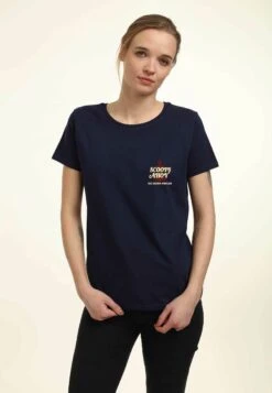 Henry Tiger Stranger Things Ahoy Ahoy - T-Shirt Print - Navy Blue -Henry Tiger 05c517c04c6a47638838460c57fec76c