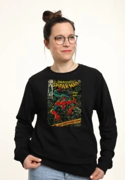 Henry Tiger Spider-Man Classic Spidey Front Cover - Sweater - Black -Henry Tiger 060547f2c4224f5fa419d706b08f2985
