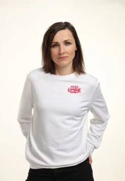 Henry Tiger Stranger Things Upside Down Pocket - Sweater - White