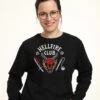 Henry Tiger Stranger Things Hellfire Cut - Sweater - Black
