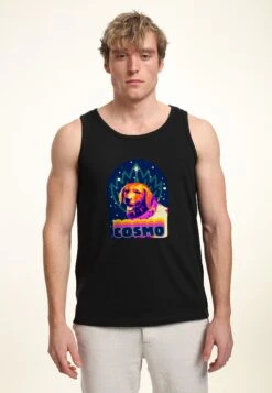 Henry Tiger Guardians Of The Galaxy Vol. 3 Cosmo - Tank Top - Top - Black -Henry Tiger 0d197e30f3d548ff97ab125a9431cafb
