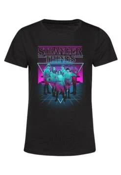Henry Tiger Stranger Things Neonn - T-Shirt Print - Black -Henry Tiger 107384c693be426b936f37fb02cab2ac