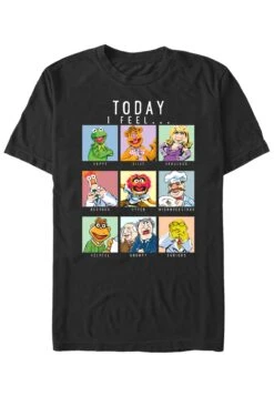 Henry Tiger Muppets Muppet Mood - T-Shirt Print - Black