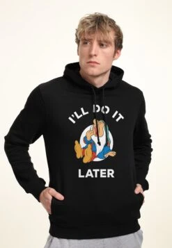 Henry Tiger Snow White Do It Later - Hoodie - Black