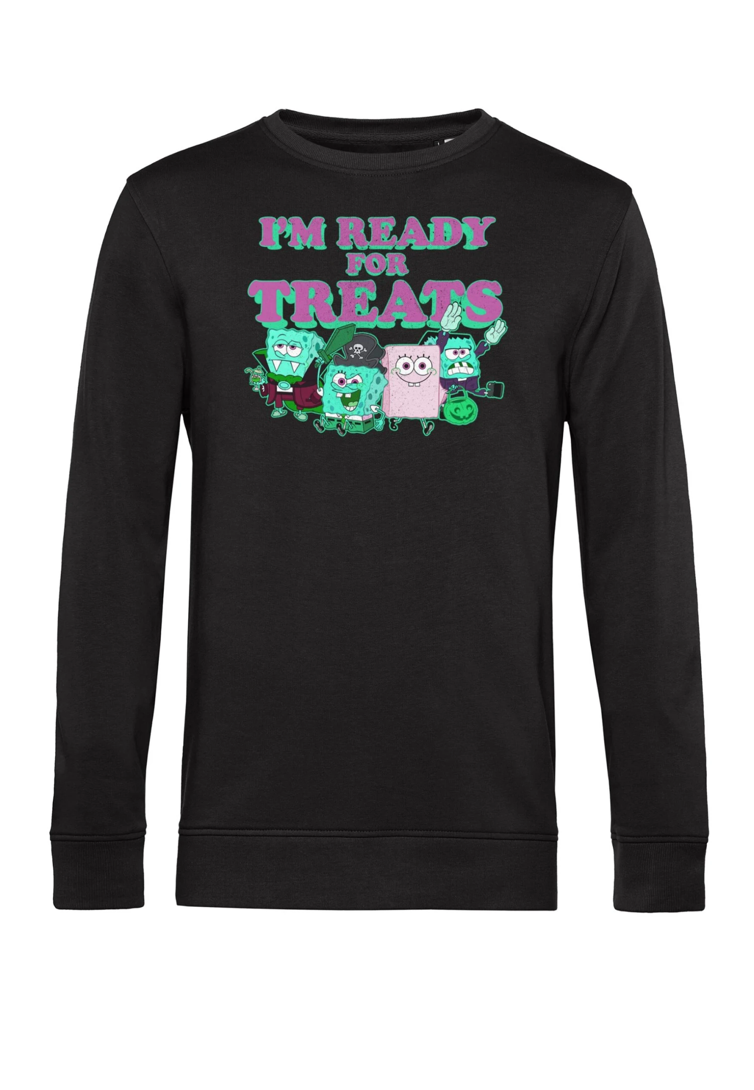 Henry Tiger Spongebob Squarepants Ready For Candy - Sweater - Black 4 Henry Tiger Spongebob Squarepants Ready For Candy - Sweater - Black - Image 4