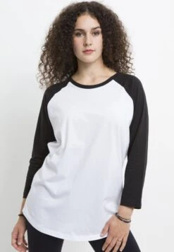 Henry Tiger Classic 3/4 Sleeve - Longsleeve - White Black