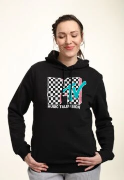 Henry Tiger Mtv Checkered Mtv Inverse - Hoodie - Black -Henry Tiger 13b2fc4793514953b1cae27355259e31