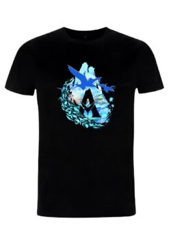 Henry Tiger Avatar 2 Avatar Scenic Flyby - T-Shirt Print - Black -Henry Tiger 1442e93424a6419fb55e37b04a3dfce3
