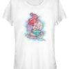 Henry Tiger The Little Mermaid Shining Voice - T-Shirt Print - White