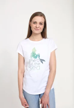 Henry Tiger The Little Mermaid Heart Of The Sea - T-Shirt Print - White