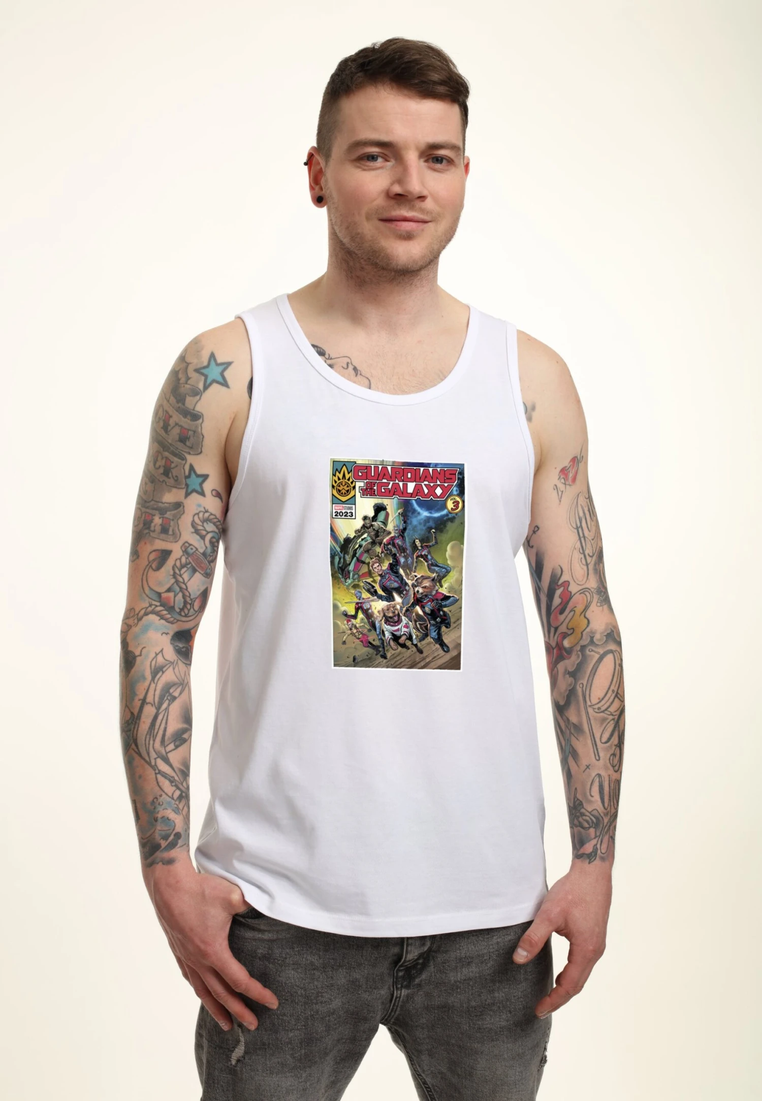 Henry Tiger Guardians Of The Galaxy Vol. 3 Gotgv3 Comic Poster - Top - White 1 Henry Tiger Guardians Of The Galaxy Vol. 3 Gotgv3 Comic Poster - Top - White