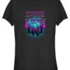 Henry Tiger Stranger Things Neonn Group - T-Shirt Print - Black