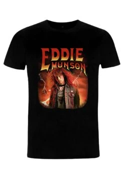 Henry Tiger Stranger Things Metal Eddie Tee Unisex - T-Shirt Print - Black -Henry Tiger 1ca98aac1cc642168414162d4c536852