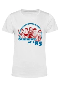 Henry Tiger Stranger Things Summer - T-Shirt Print - White -Henry Tiger 1ece9a61a7a34428b62cfff6811ffb75