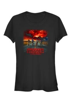 Henry Tiger Stranger Things Where It Began - T-Shirt Print - Black