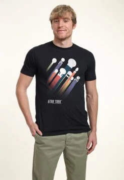 Henry Tiger Star Trek Ship Streaks - T-Shirt Print - Navy Blue -Henry Tiger 205cd23ad43e4b13b010b55f0e00f02b