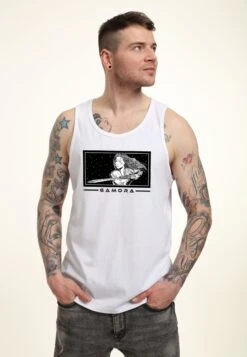 Henry Tiger Guardians Of The Galaxy Vol. 3 Gamora BadgeTank - Top - White -Henry Tiger 21132beb102d41489c8c45f1b6c1b88c