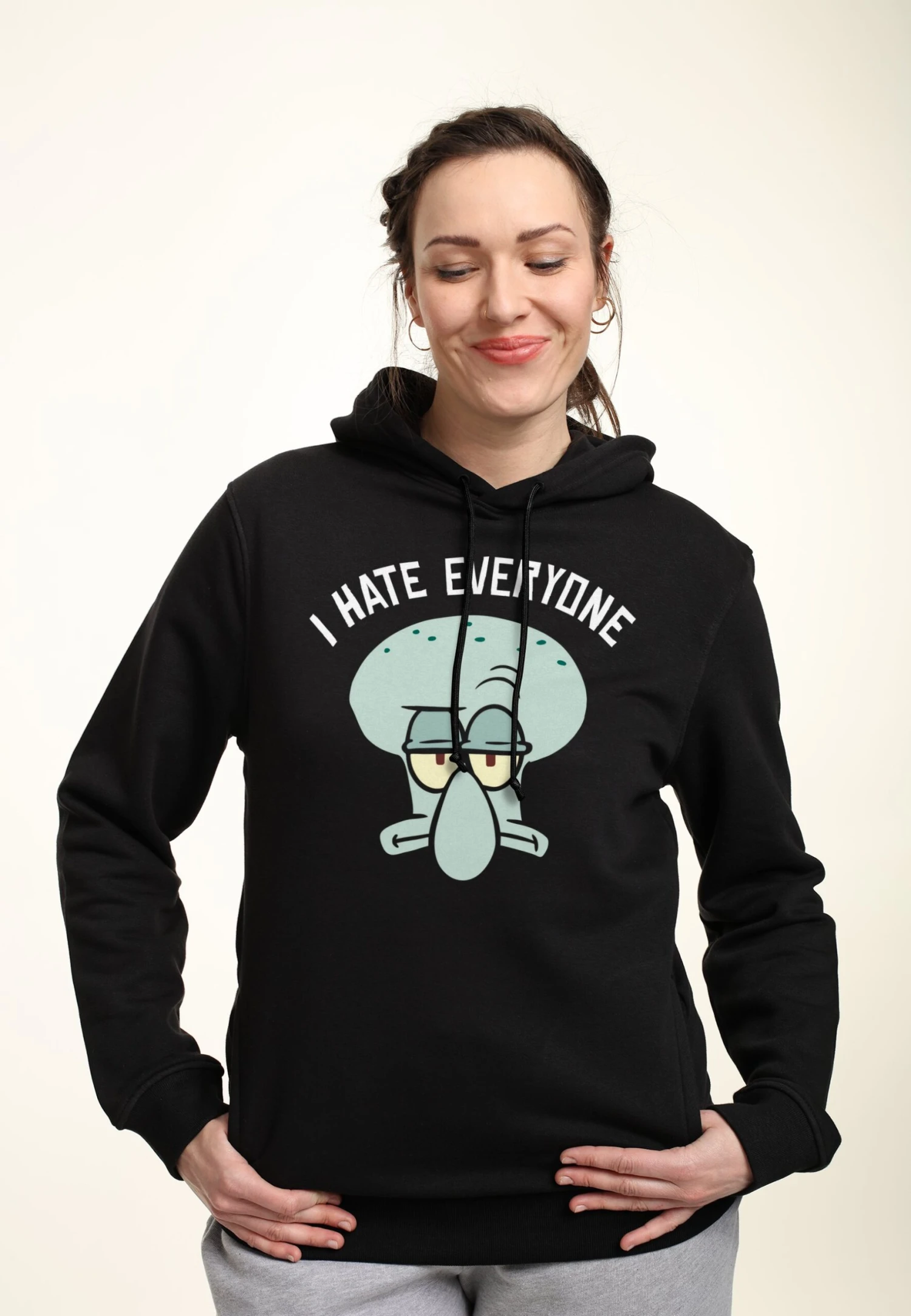 Henry Tiger Spongebob Squarepants Hate Everyone - Hoodie - Black 1 Henry Tiger Spongebob Squarepants Hate Everyone - Hoodie - Black