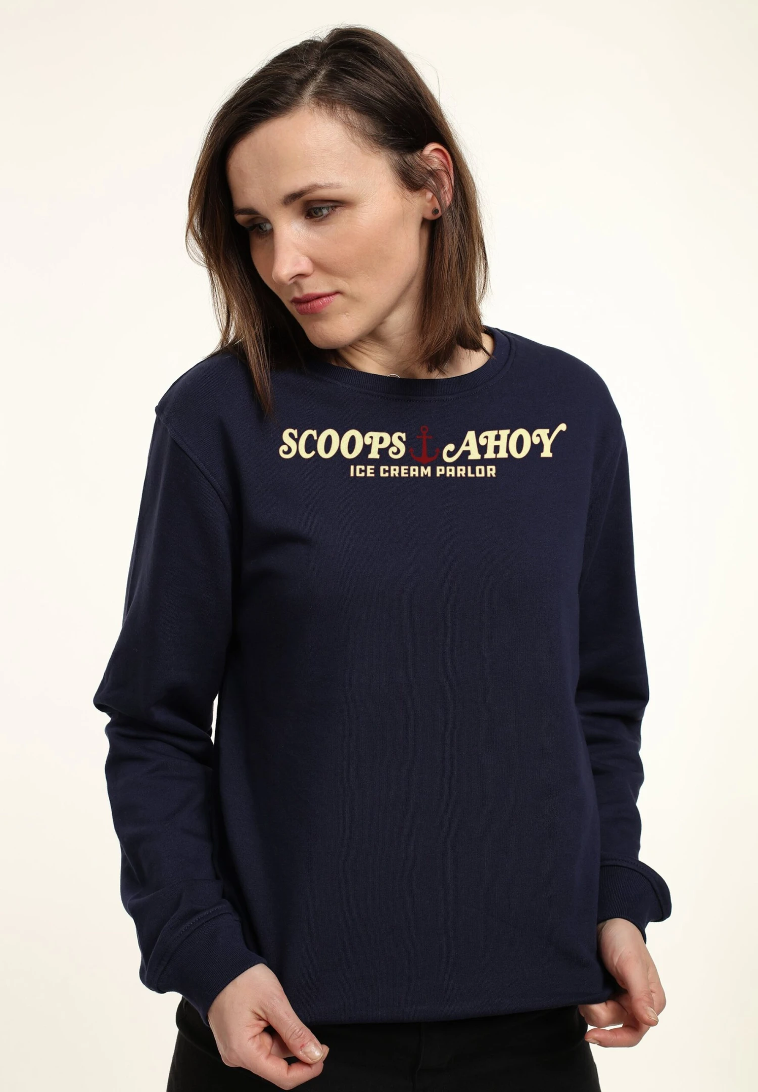 Henry Tiger Stranger Things Scoops Ahoy - Sweater - Navy Blue 3 Henry Tiger Stranger Things Scoops Ahoy - Sweater - Navy Blue - Image 3