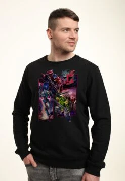 Henry Tiger Transformers Autobot Boxup - Sweater - Black