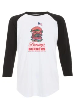 Henry Tiger Stranger Things Good Ol' Benny'S - Longsleeve - White Black -Henry Tiger 25d44fccdd2f43e9b237617b35fc1634