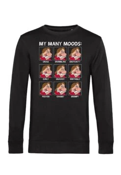 Henry Tiger Snow White And The Seven Dwarfs Grumpy Moods - Sweater - Black -Henry Tiger 26b5c7137e7e4f56ba3409a257b4e6e9