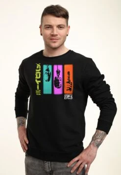 Henry Tiger Cowboy Bebop Colorful Sequence - Sweater - Black -Henry Tiger 2910ee7d9ae845e5b23c62e0ef2a14b7