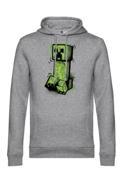 Henry Tiger Minecraft Graffiti Creeper - Hoodie - Heather Grey -Henry Tiger 2a26d1a6a8cd43a68d43a2089140232f