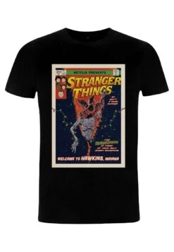 Henry Tiger Stranger Things Comic Cover Unisex - T-Shirt Print - Black -Henry Tiger 2b787aaa35f6445eb6ee1056846e11b6