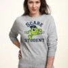 Henry Tiger Monster'S Inc Scare Student - Sweater - Heather Grey