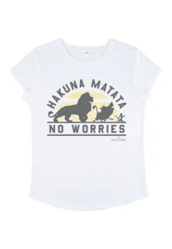 Henry Tiger The Lion King No Worries Spark - T-Shirt Print - White -Henry Tiger 2bedc0dc1c594d62bc2fd2671a777473