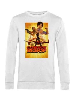 Henry Tiger Cowboy Bebop Bebop Poster - Sweater - White -Henry Tiger 2c5194cc3fba4258b0098544d0be72ff