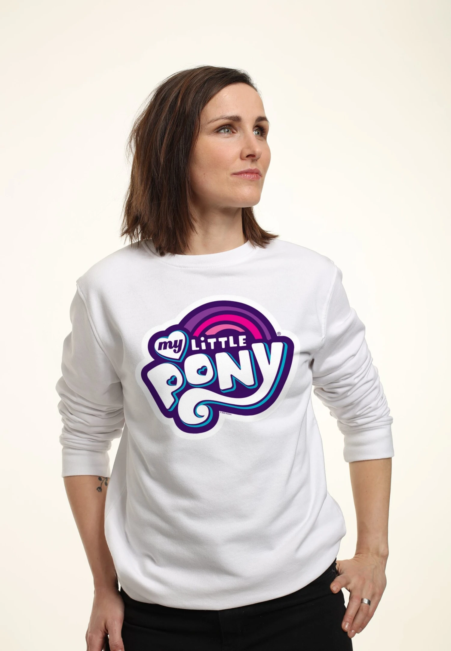 Henry Tiger My Little Pony Logo - Sweater - White 3 Henry Tiger My Little Pony Logo - Sweater - White - Image 3
