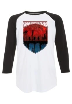 Henry Tiger Stranger Things Flay Trail - Longsleeve - White Black -Henry Tiger 3058ee30dd064dd0a265cbdaedd0b4f7