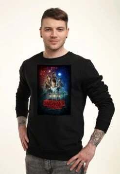 Henry Tiger Stranger Things Classic Illustrated Poster - Sweater - Black -Henry Tiger 3134ab68773b4e1f8f67db19e25fb52e