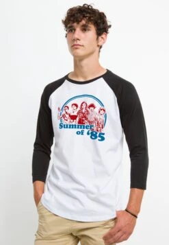 Henry Tiger Stranger Things Summer Of 85 - Longsleeve - White Black -Henry Tiger 31c6810f911c4efabb47e777ee719673
