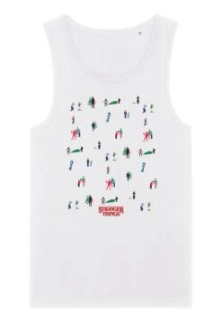 Henry Tiger Stranger Things Tree- Top - White 9 Henry Tiger Stranger Things Tree- Top - White -Henry Tiger 31c92f1f49ae48738392366aef6623c1