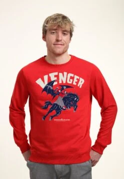 Henry Tiger Dungeons & Dragons Venger Rides - Sweater - Red