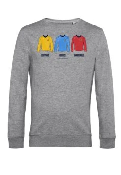 Henry Tiger Star Trek Divisions - Sweater - Heather Grey -Henry Tiger 3347859dd0cb4c3e9b9083c1b564c55c