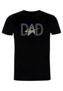 Henry Tiger Star Trek Dad Insignia - T-Shirt Print - Black -Henry Tiger 3443502f374e4752bd9605e9101eacbe