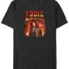 Henry Tiger Stranger Things Metal Eddie Tee - T-Shirt Print - Black