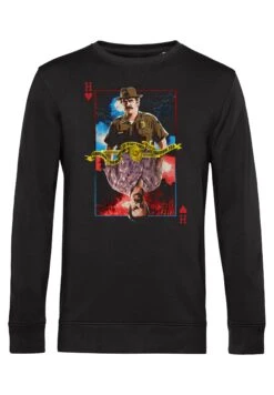 Henry Tiger Stranger Things Hopper Card - Sweater - Black -Henry Tiger 3590f492847446b8919319ad11acf56d
