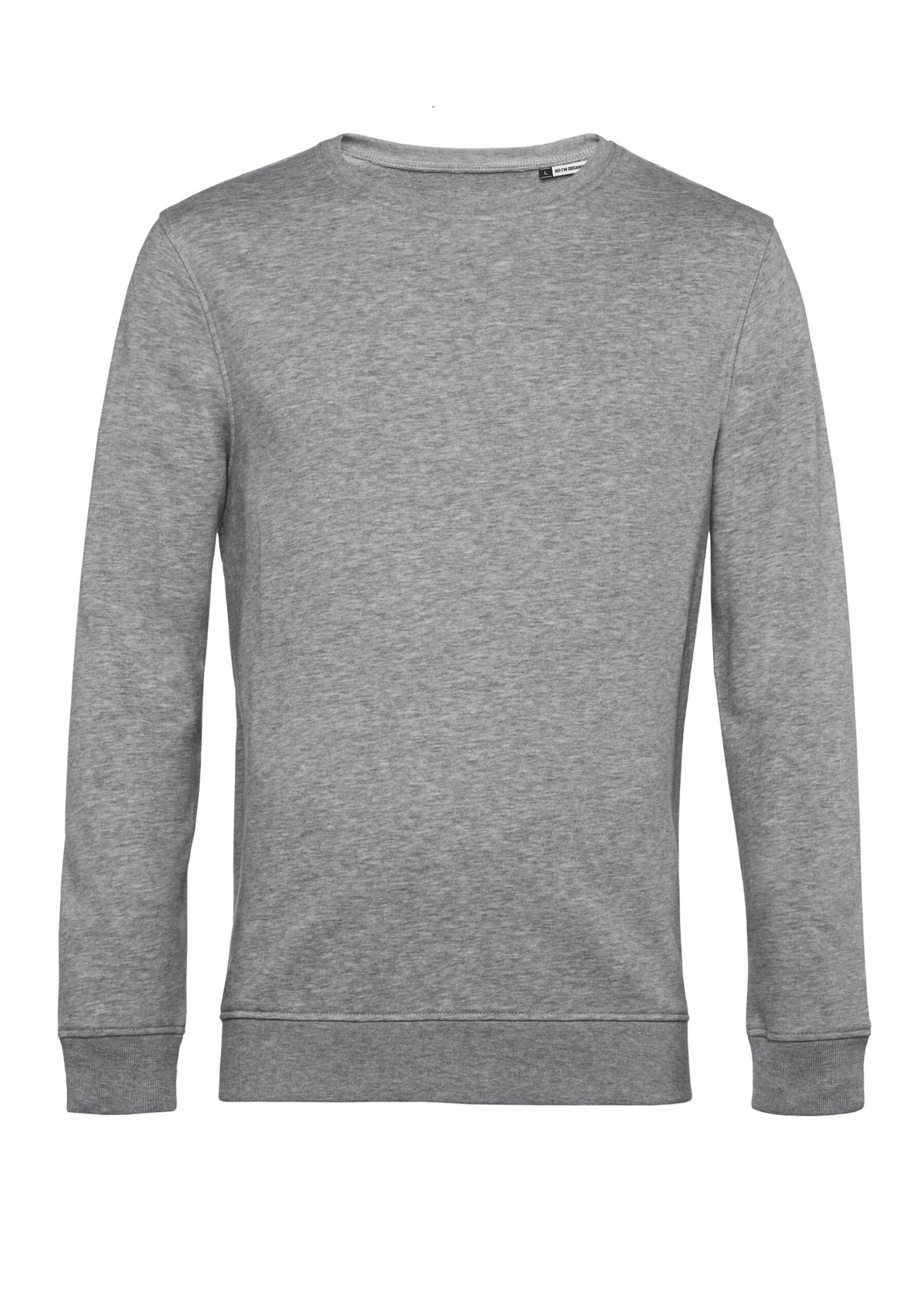 Henry Tiger Organic Crewneck - Sweater - Heather Grey 4 Henry Tiger Organic Crewneck - Sweater - Heather Grey - Image 4