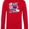 Henry Tiger Power Rangers Heart Belongs To Pink Ranger - Sweater - Red