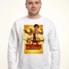 Henry Tiger Cowboy Bebop Bebop Poster - Sweater - White