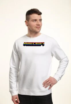 Henry Tiger Minecraft Mc Rainbow Logo - Sweater - White -Henry Tiger 3a9996d4344248819c557d52728ec0e3